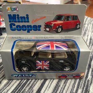 1/36 WELLY MINI COOPER BLACK metal die cast car